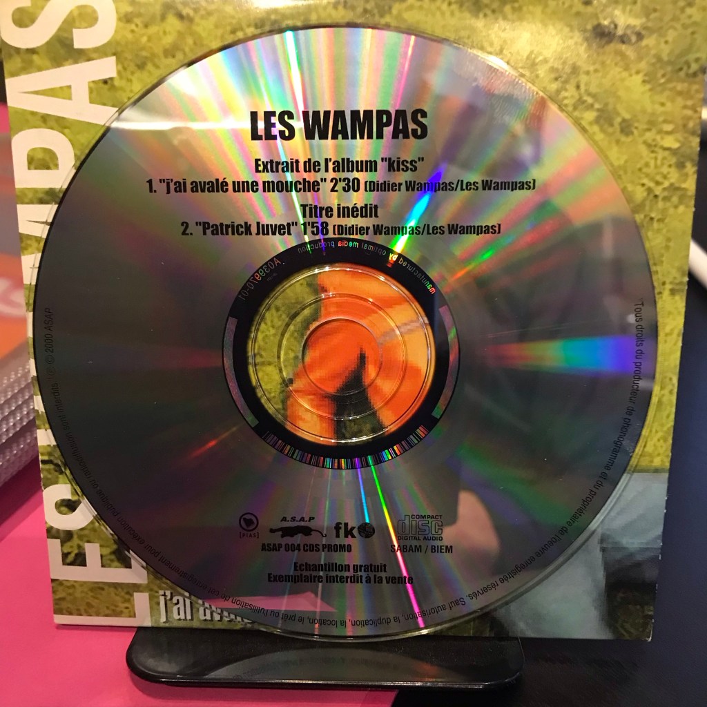 Wampas j’ai avalé une mouche single promo CD de l'album KISS 