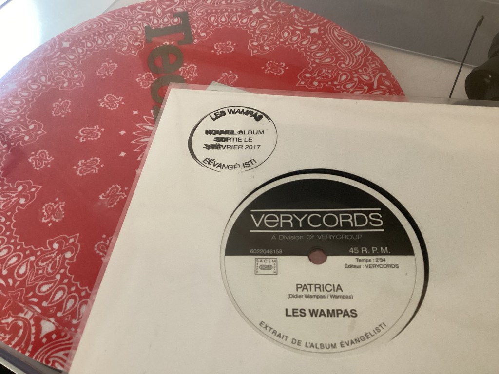 La pochette du 45 tours Patricia des Wampas sortie le 17 février 2017