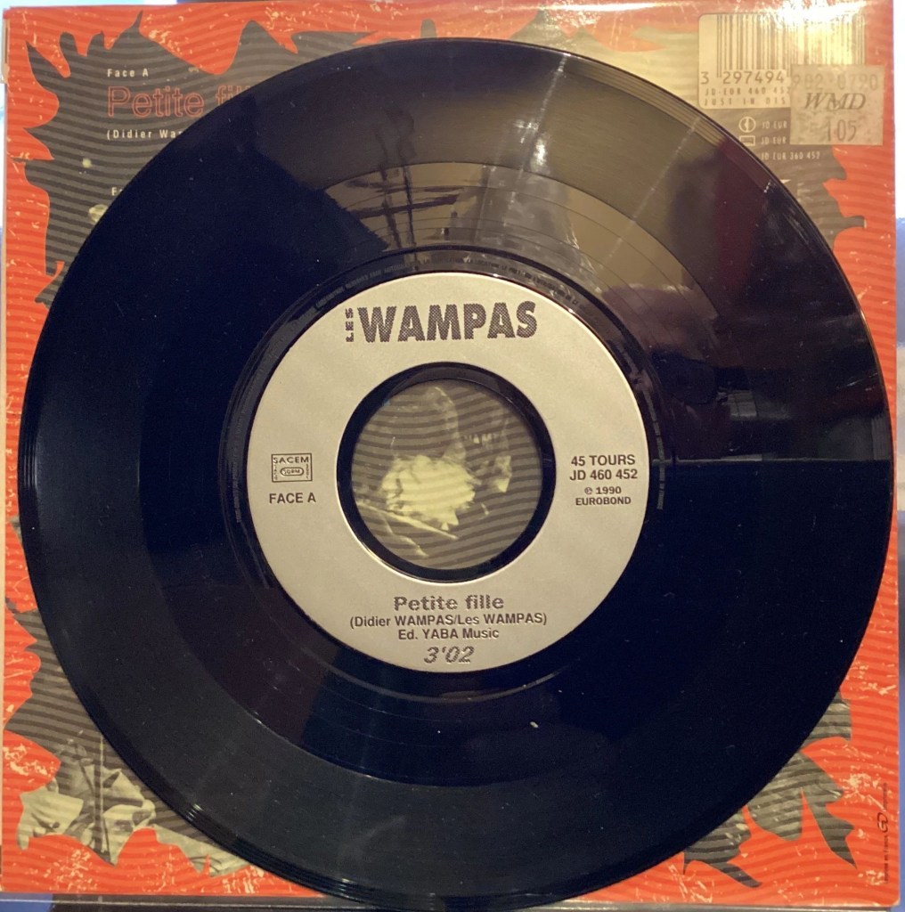 disque du 45 tours des Wampas : PETITE FILLE face A