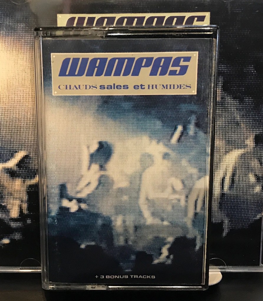 Le boîtier de la cassette audio - Chauds sales et Humides - les Wampas