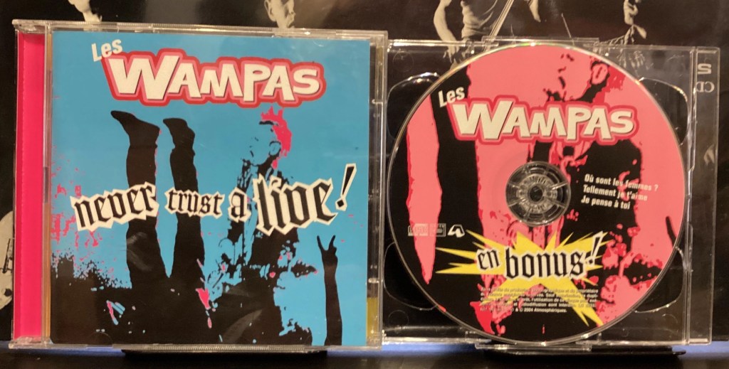 Cd du Live des Wampas enregistré les 13 et 14 juin 2003 à la Cigale 