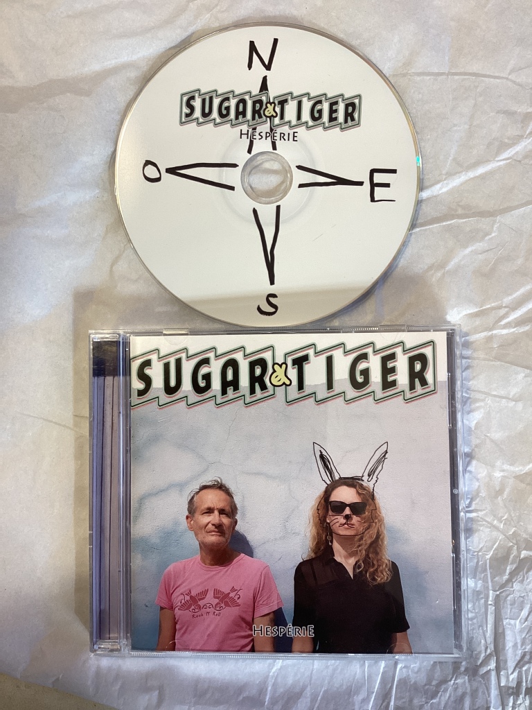 Pochette et cd de Album de SUGAR & TIGER : HESPÉRIE
