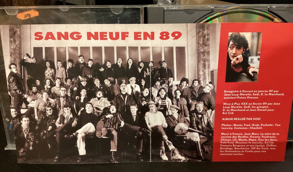 Photo de famille de groupes punk français en 1989. Du sang neuf !