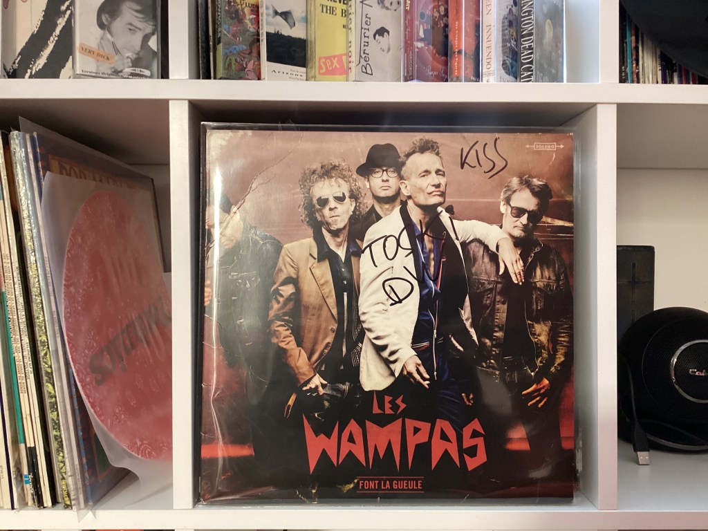 album Les Wampas font la Gueule dédicacé KISS !