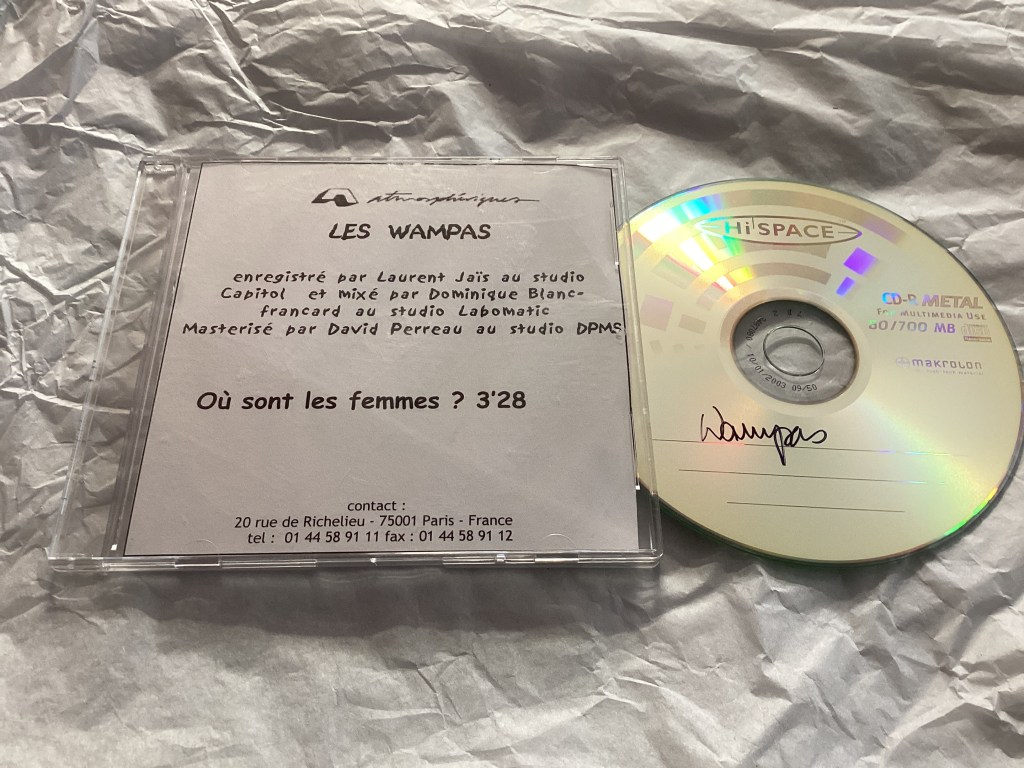 CDr promo « Où sont les femmes » les Wampas