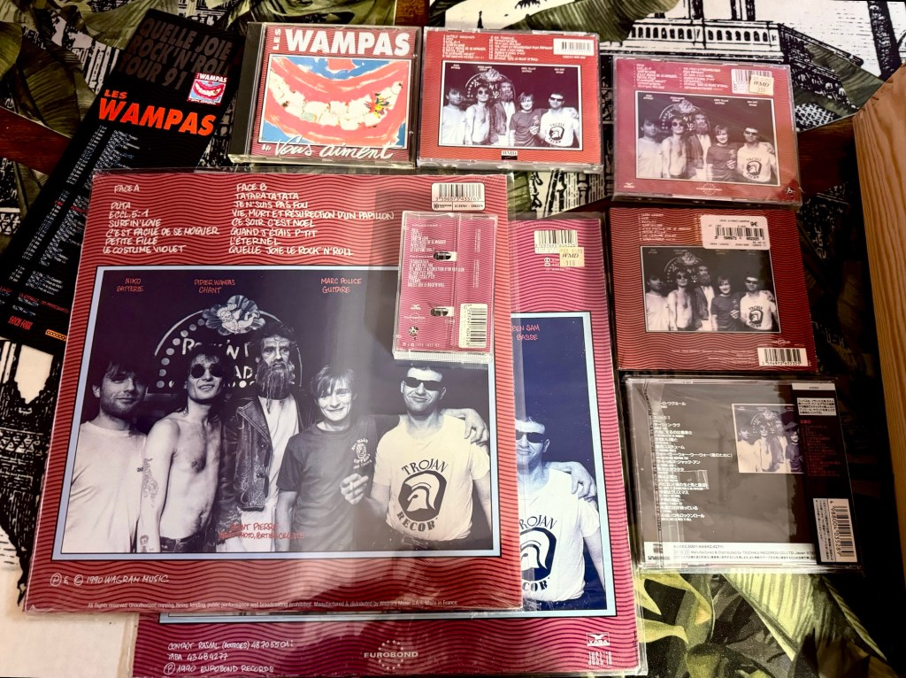 Trouver toutes des version du Lp des Wampas : les Wampas vous aiment